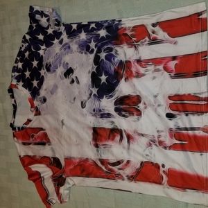 American Flag Skull Shirt